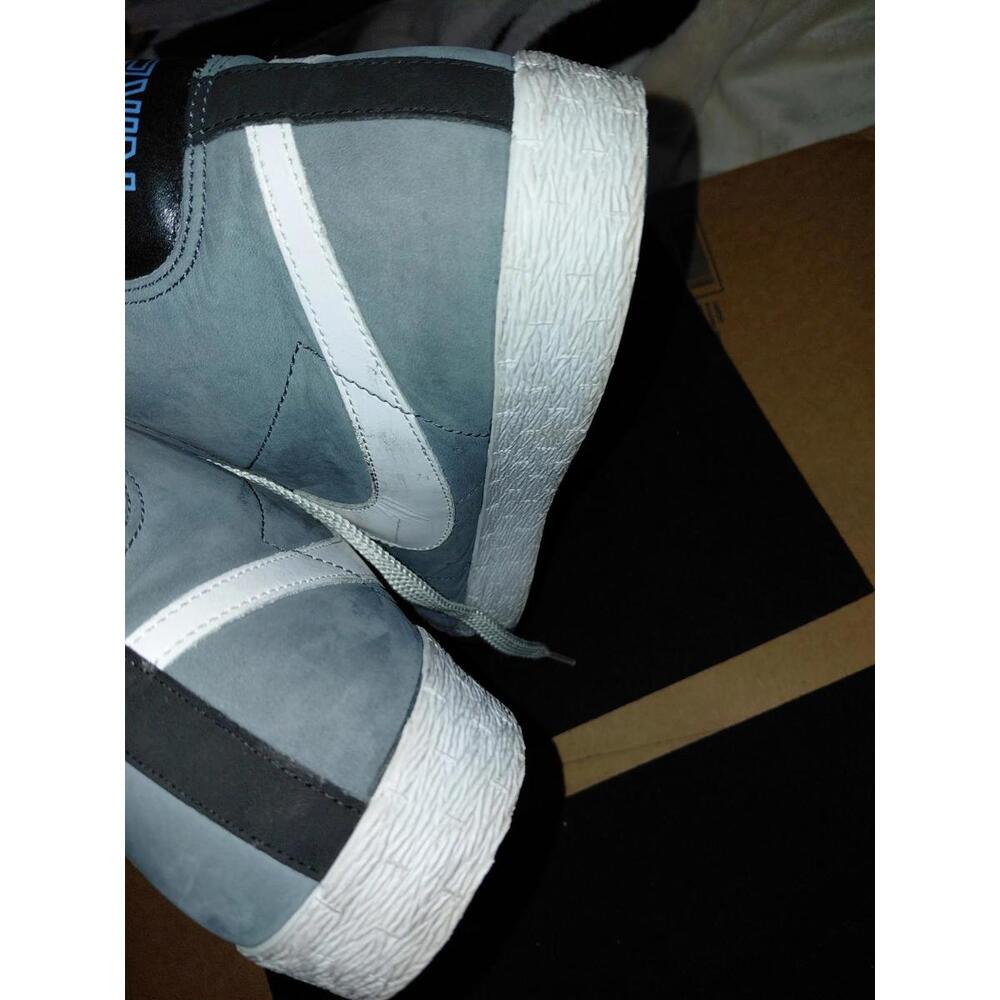 Nike blazer mid Wolf Gray 9.5 - Picture 6 of 7
